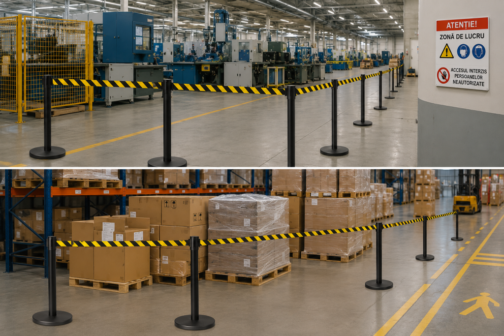 stalpi delimitare industrial